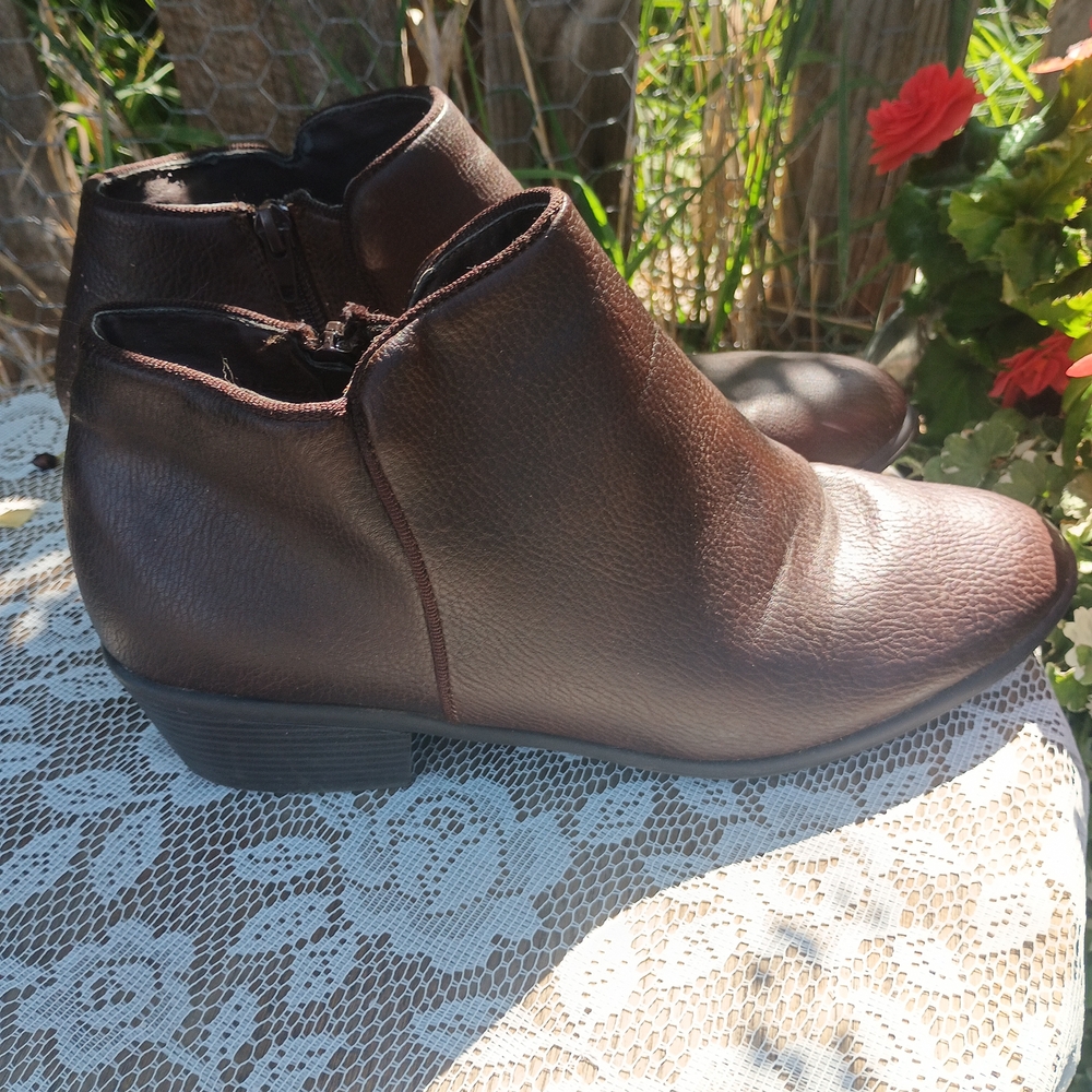 Charlotte Russe Brown Heeled Boots